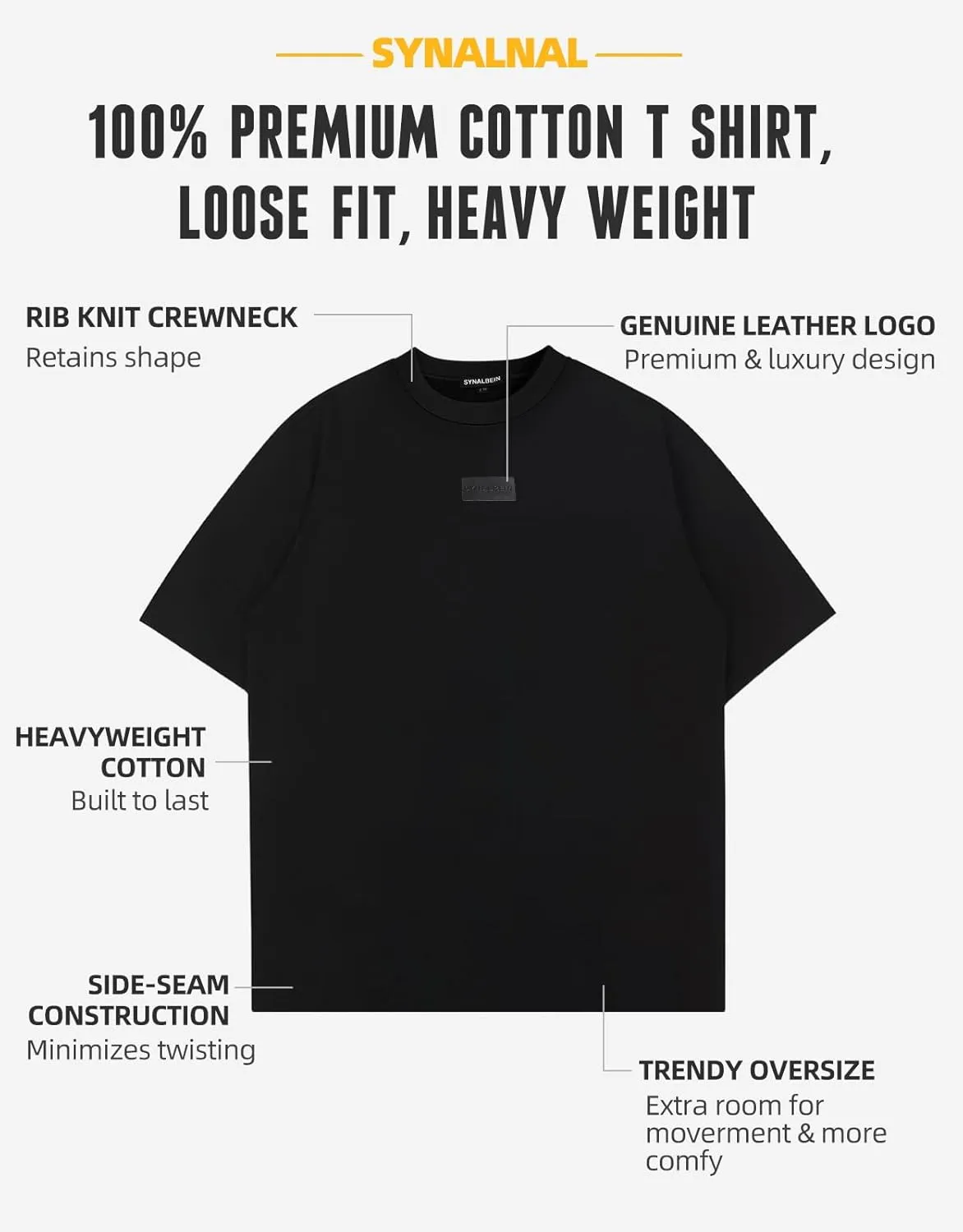 Men's Graphic T-Shirts, Cotton Oversized Tshirts for Men, Comfortable & Stylish Casual Tee for Everyday Wear