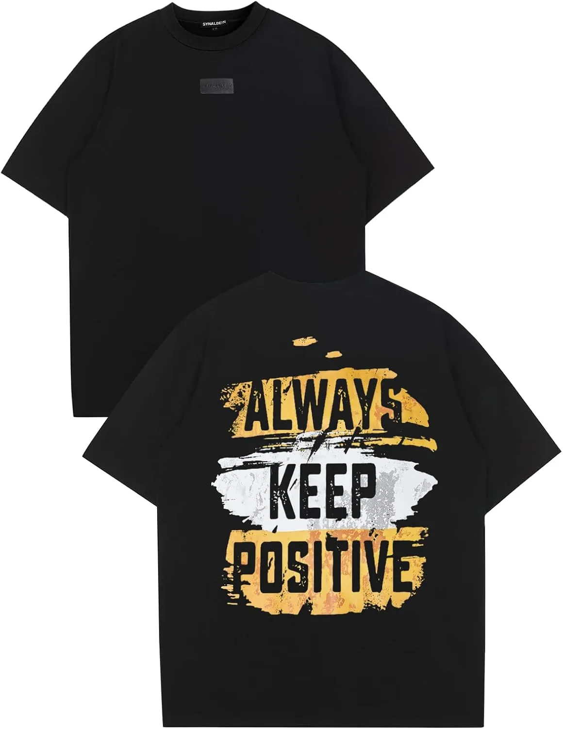 Men's Graphic T-Shirts, Cotton Oversized Tshirts for Men, Comfortable & Stylish Casual Tee for Everyday Wear