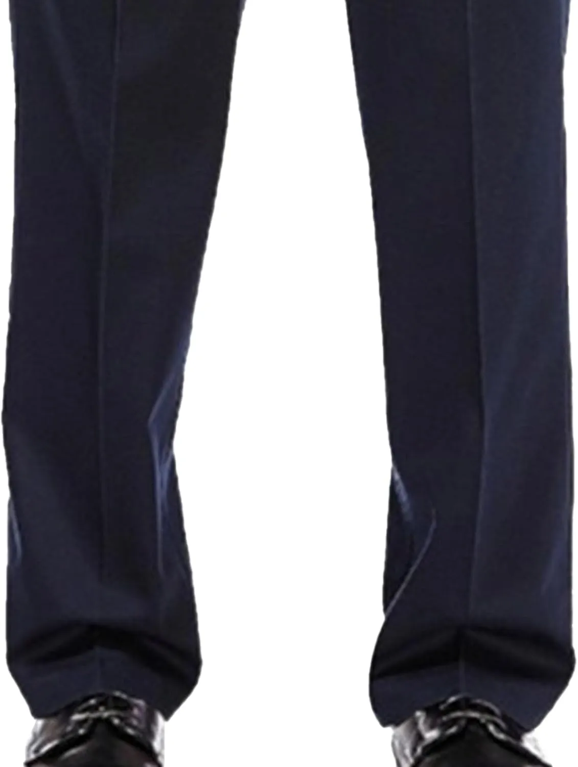 Men's Relaxed Fit Comfort Pants Fashion Business Pleated Suit Pant Casual Simple Straight Leg Trousers