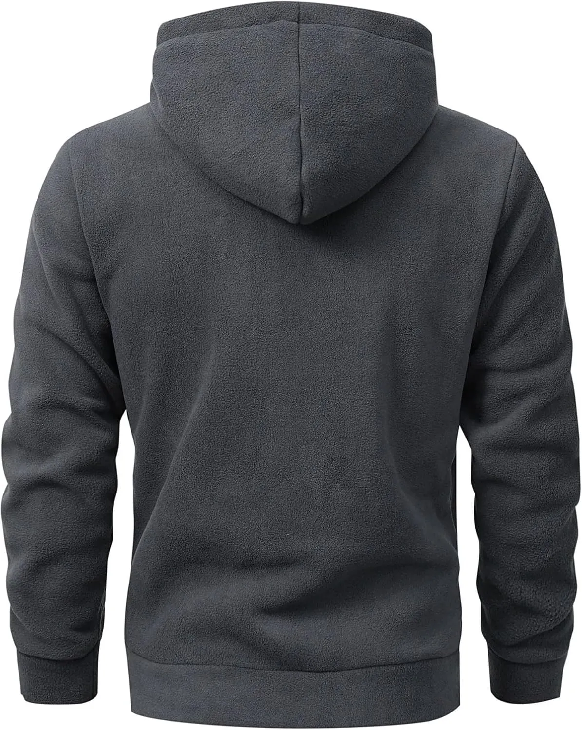Mens Sherpa Hoodie Zip Up Fleece Heavyweight Hooded Warm Casual Thick Hoodies