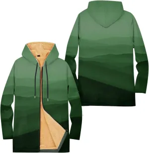 Mens Sherpa Hoodie Zip Up Thermal Warm Hooded Fleece Winter Thick Hoodies