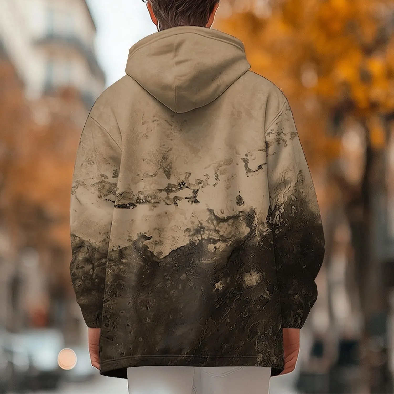 Mens Sherpa Hoodie Zip Up Winter Warm Hoodies Thick Fleece Heavyweight Hooded