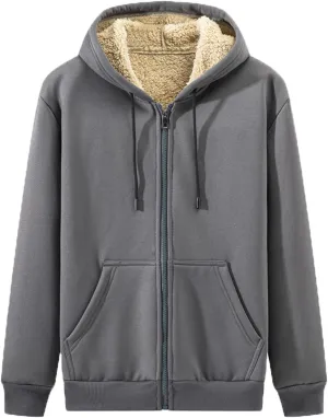 Men's Sweatshirts Hoodies Men‘S Zipper Pullover Long Sleeve Hooded Sweatshirt Tops Blouse Black Hoodie, M-4XL