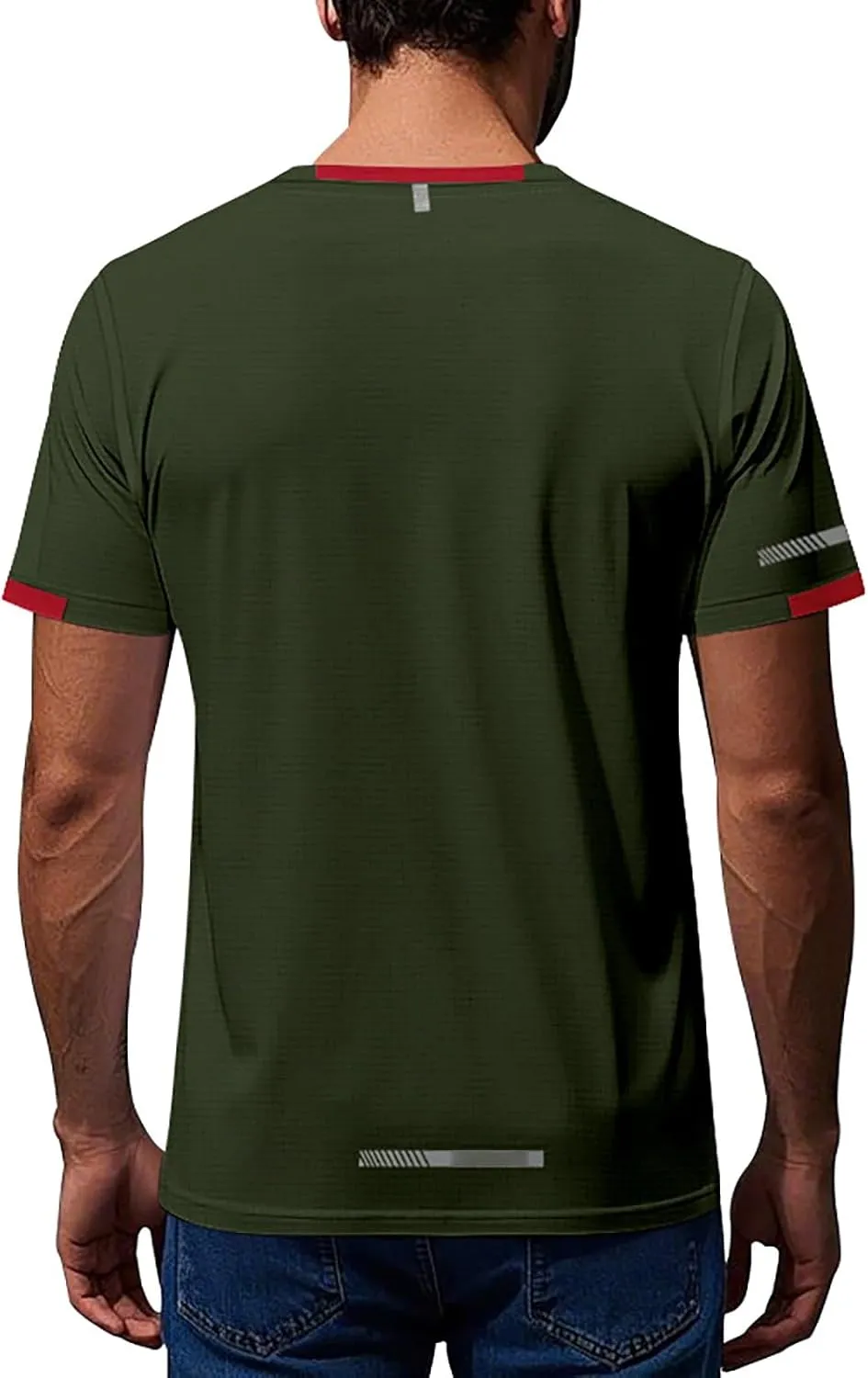 Men's T-Shirts Summer Short Sleeve Slim Fit Crew Neck Fitted Everyday Tshirt Basic Tees Moisture Wicking T Shirt Daily