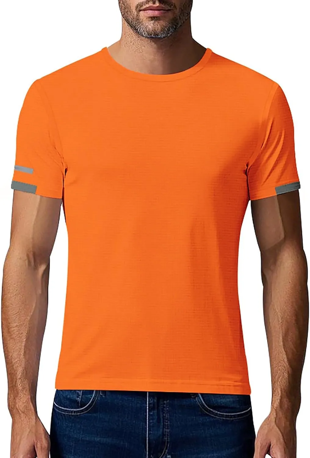 Men's T-Shirts Summer Short Sleeve Slim Fit Crew Neck Fitted Everyday Tshirt Basic Tees Moisture Wicking T Shirt Daily