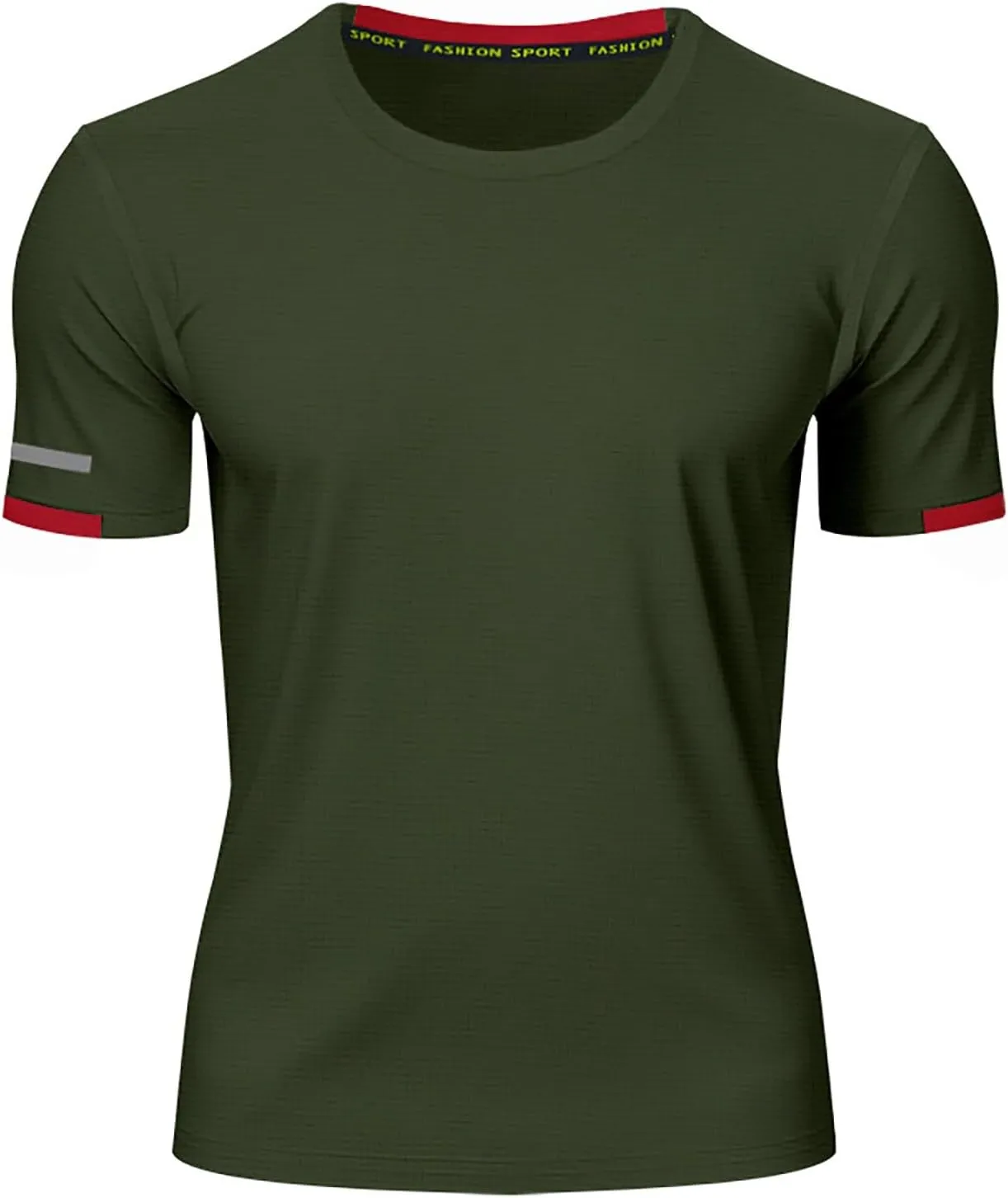 Men's T-Shirts Summer Short Sleeve Slim Fit Crew Neck Fitted Everyday Tshirt Basic Tees Moisture Wicking T Shirt Daily