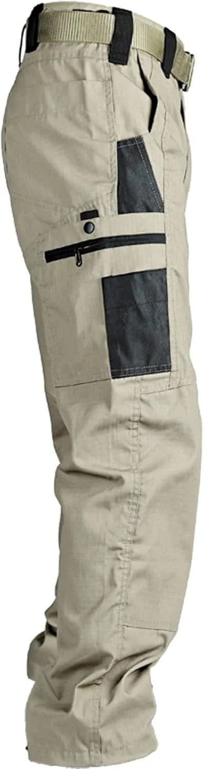 Mens Tactical Pants Ripstop Waterproof Lightweight Cargo Pants Military Carpenter Hunting Trousers with Pockets