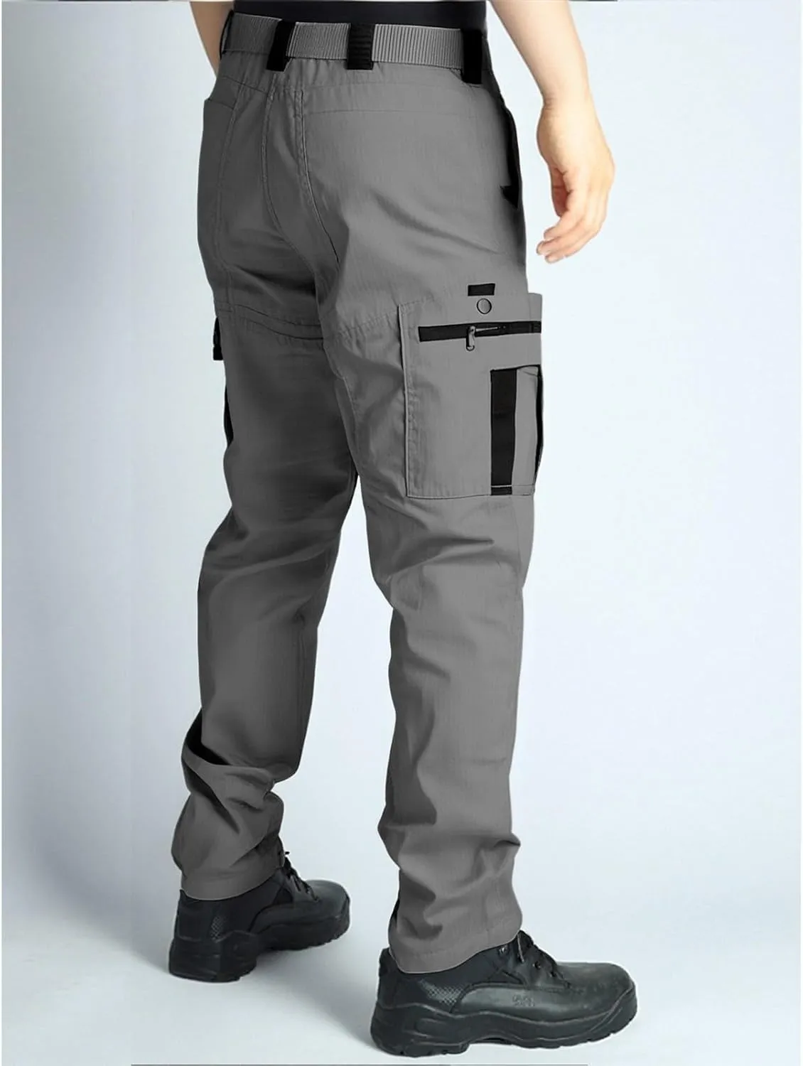 Mens Tactical Pants Ripstop Waterproof Lightweight Cargo Pants Military Carpenter Hunting Trousers with Pockets