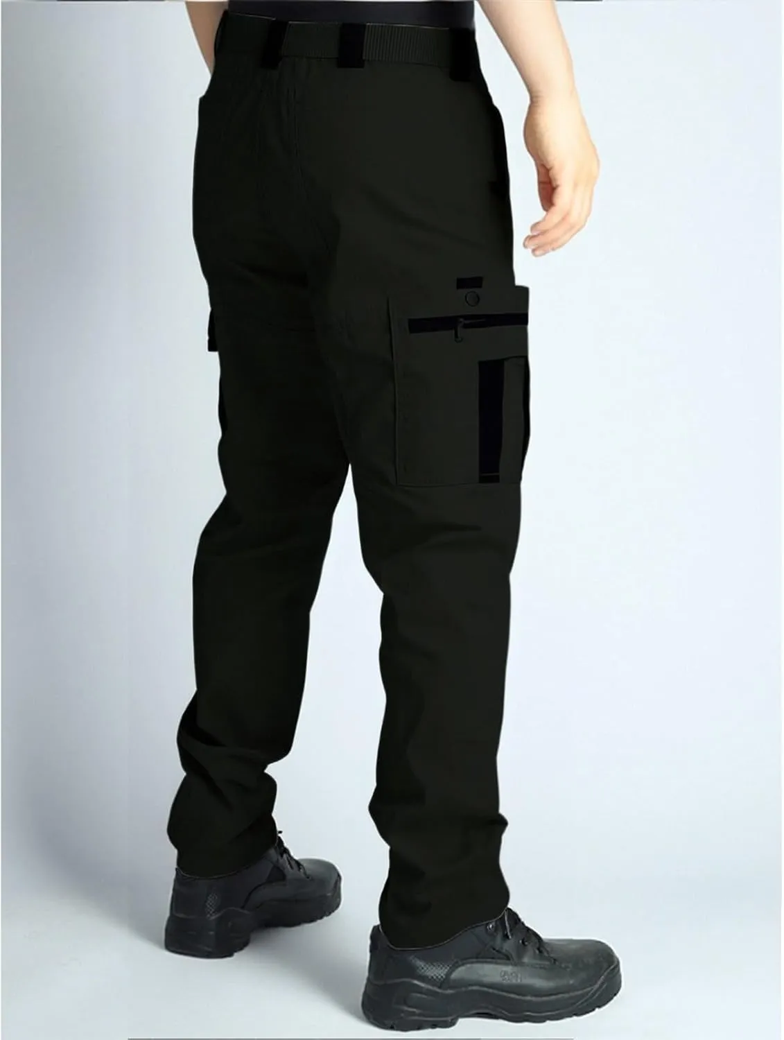 Mens Tactical Pants Ripstop Waterproof Lightweight Cargo Pants Military Carpenter Hunting Trousers with Pockets
