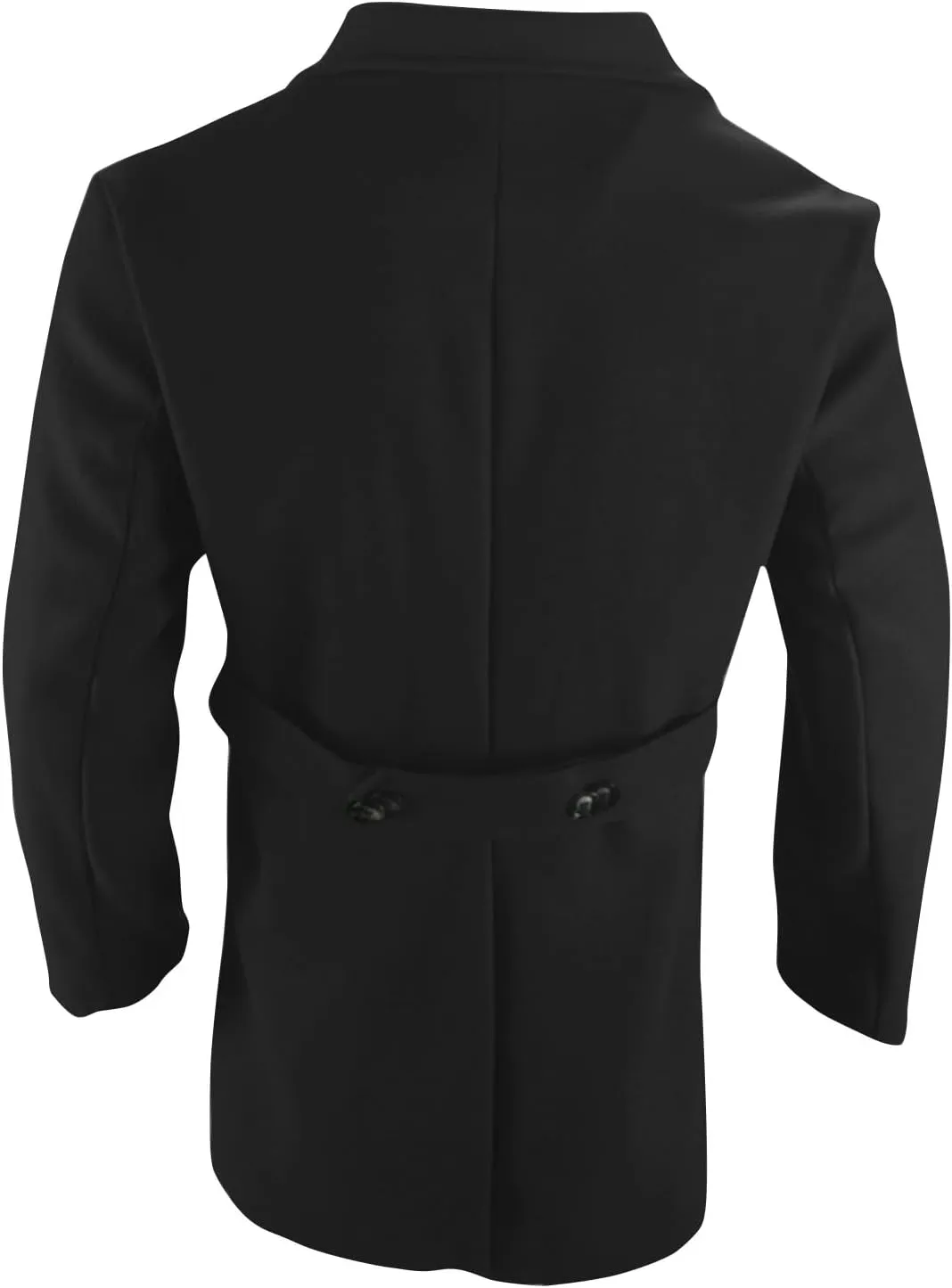 Men's Wool Blend Trench Peacoat Winter Notched Collar Warm Overcoat with Pockets