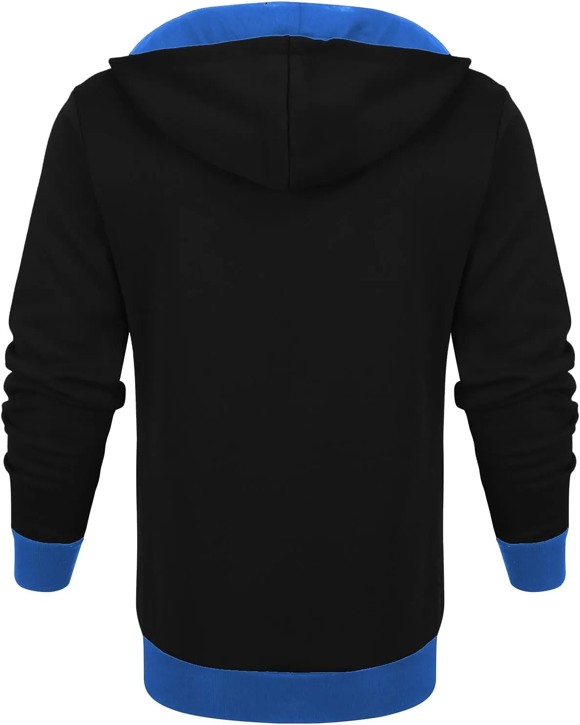 Men's Zip Up Hoodie Casual Camouflage Sports Sweatshirt Long Sleeve Zipper Hooded Jacket Coat