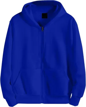 Mens Zip Up Hoodie Casual Drawstring Sweatshirts Pullover Jacket Hoodies