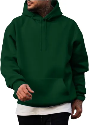 Muscularfit Sweatshirt for Men Workout Gym Athletic Lightweight Hooded Sweatshirts Causal Long Sleeve Hoodies Loose Pullover