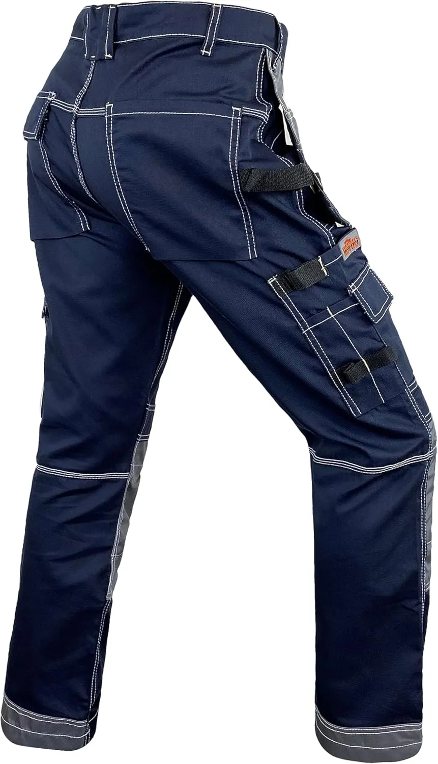 Notus Men’s Construction Tactical Carpenter Multi-Pockets Cordura Knee and Holster Pockets Reinforced Work Pants