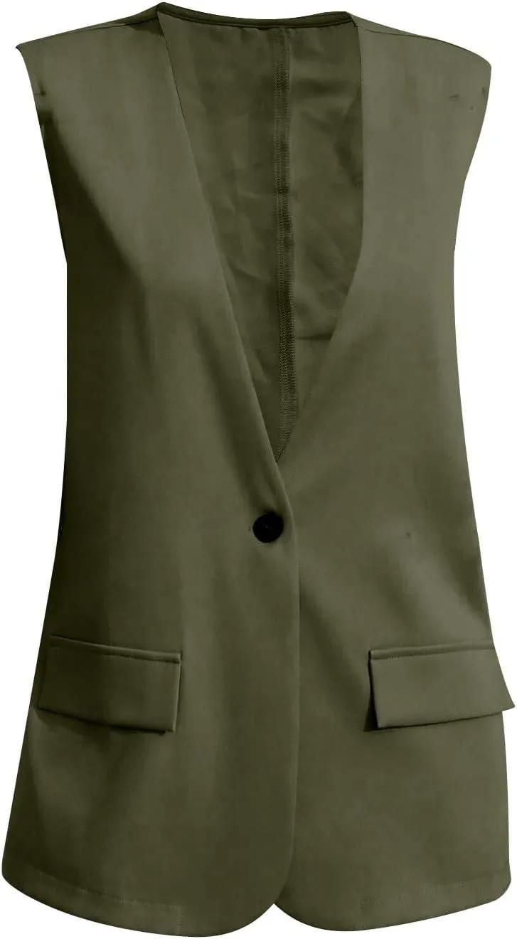 Oversized Blazers for Women Business Ladies Blazers Long Sleeve Causal Fall Blazers Baggy With Pockets Cardigan