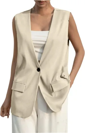 Oversized Blazers for Women Business Ladies Blazers Long Sleeve Causal Fall Blazers Baggy With Pockets Cardigan