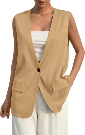 Oversized Blazers for Women Business Ladies Blazers Long Sleeve Causal Fall Blazers Baggy With Pockets Cardigan