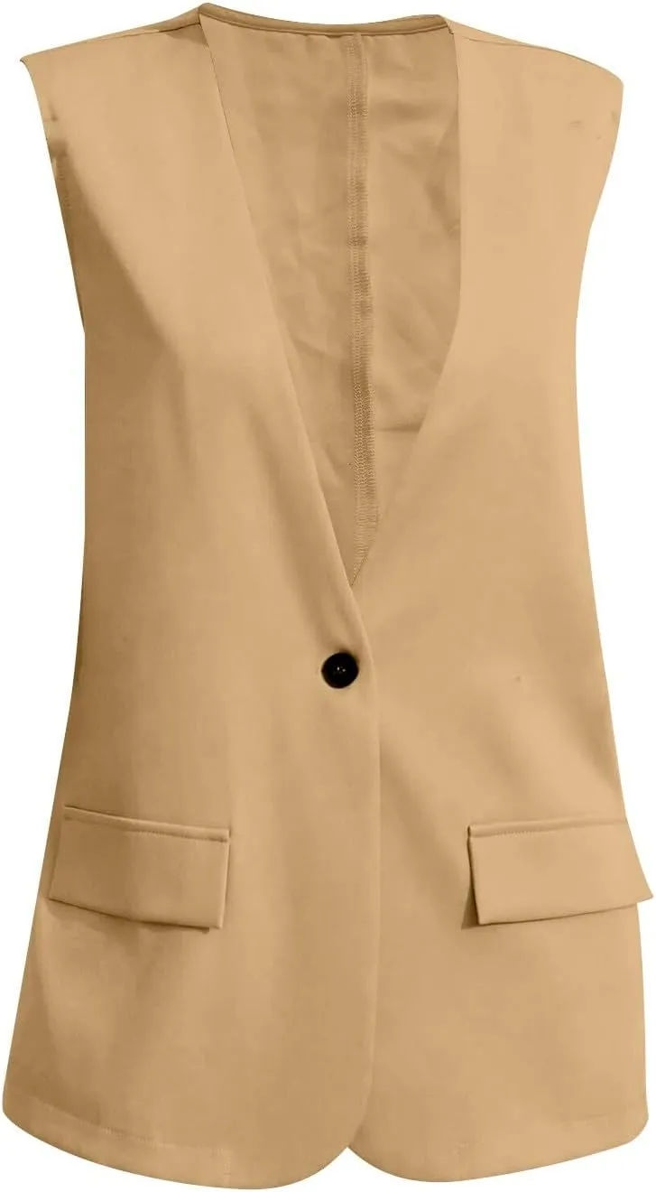Oversized Blazers for Women Business Ladies Blazers Long Sleeve Causal Fall Blazers Baggy With Pockets Cardigan