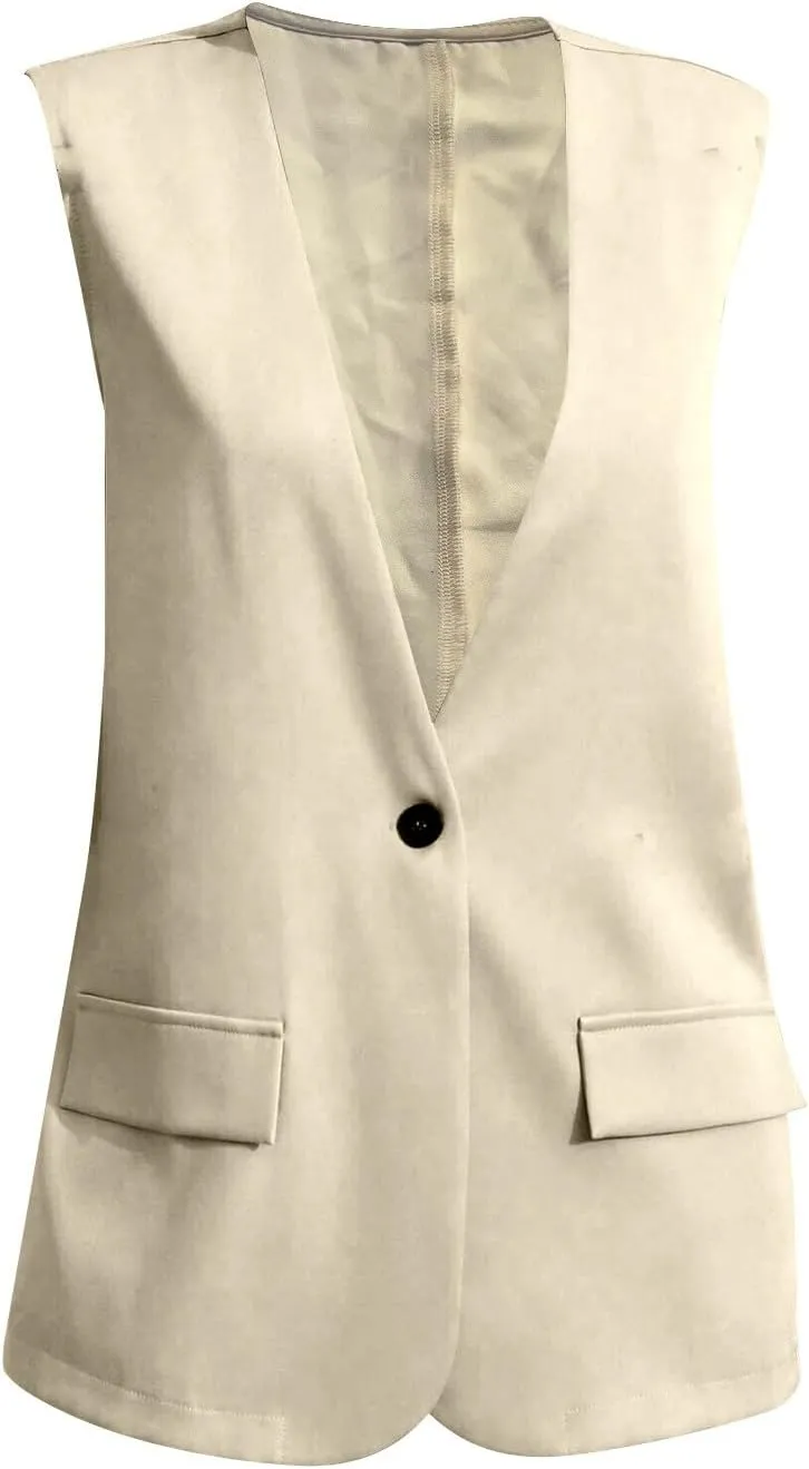 Oversized Blazers for Women Business Ladies Blazers Long Sleeve Causal Fall Blazers Baggy With Pockets Cardigan