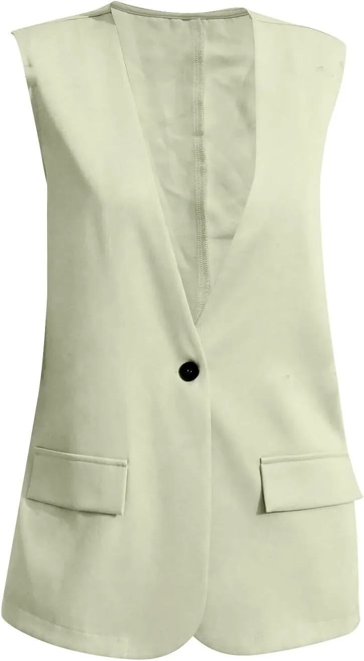 Oversized Blazers for Women Business Ladies Blazers Long Sleeve Causal Fall Blazers Baggy With Pockets Cardigan