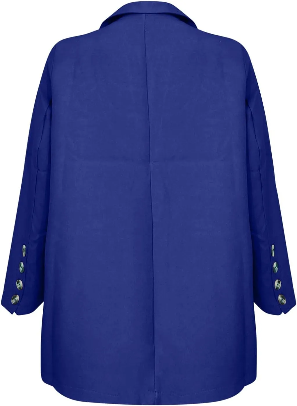 Oversized Blazers for Women Casual Open Front Button Suit Jackets Long Sleeve Lapel Jackets with Pockets