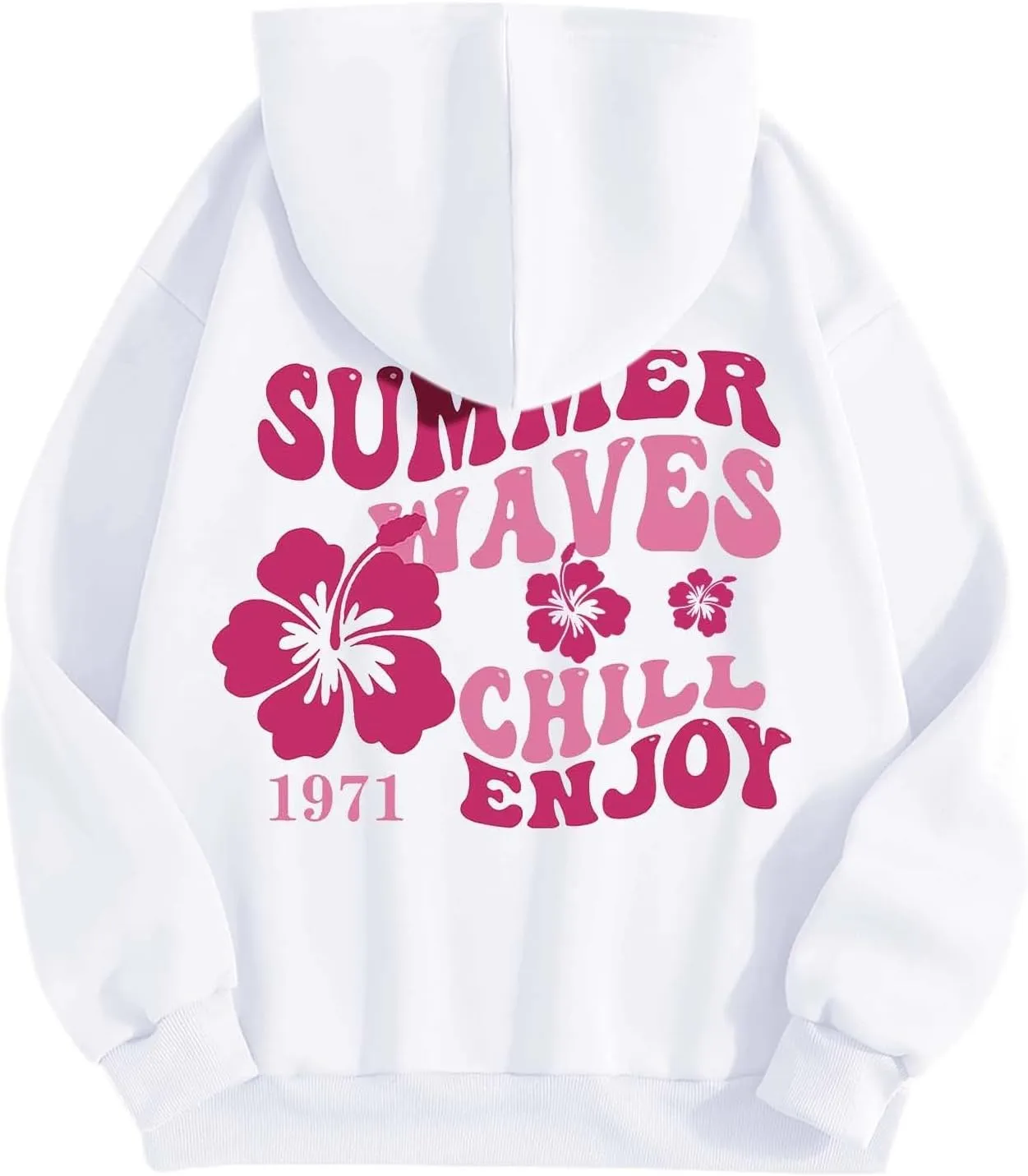 Oversized Hoodies for Women Teen Girls Pink Letter Graphic Long Sleeve Y2K Hooded Comfort Sweatshirt Pink Hoodie