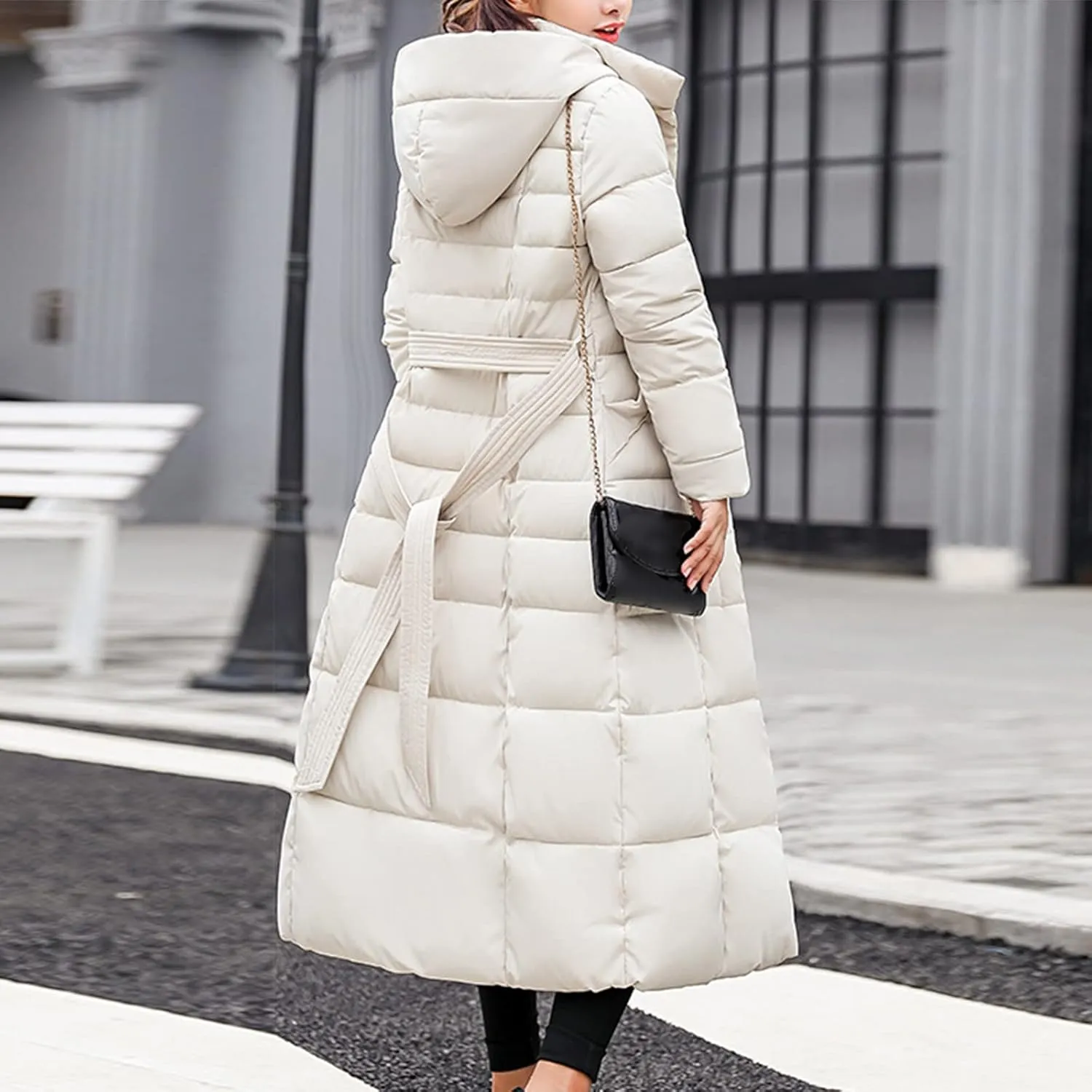 Parka Coats for Women Plus Size Long Thicken Warm Puffer Coat Trendy 2022 Casual Down Jacket with Pockets
