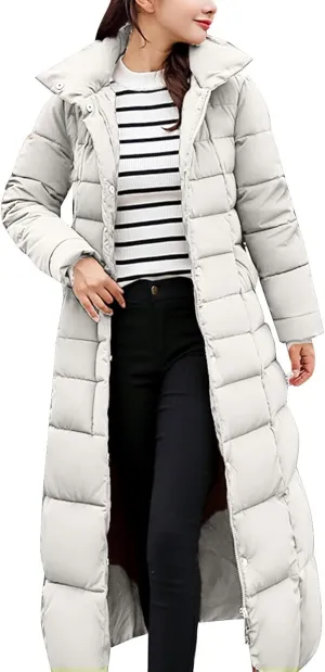 Parka Coats for Women Plus Size Long Thicken Warm Puffer Coat Trendy 2022 Casual Down Jacket with Pockets