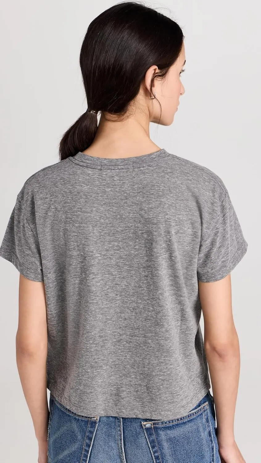 perfectwhitetee Women's Harley Cotton Boxy Crew Tee
