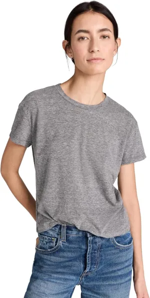 perfectwhitetee Women's Harley Cotton Boxy Crew Tee