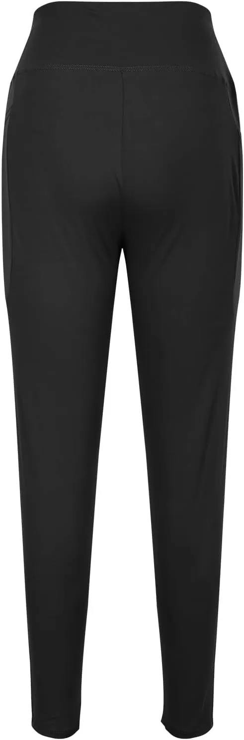 Plus Size High Waist Leggings with Pockets Stretchy Tummy Control High Waist Womens Workout Yoga Pants Gym Workout