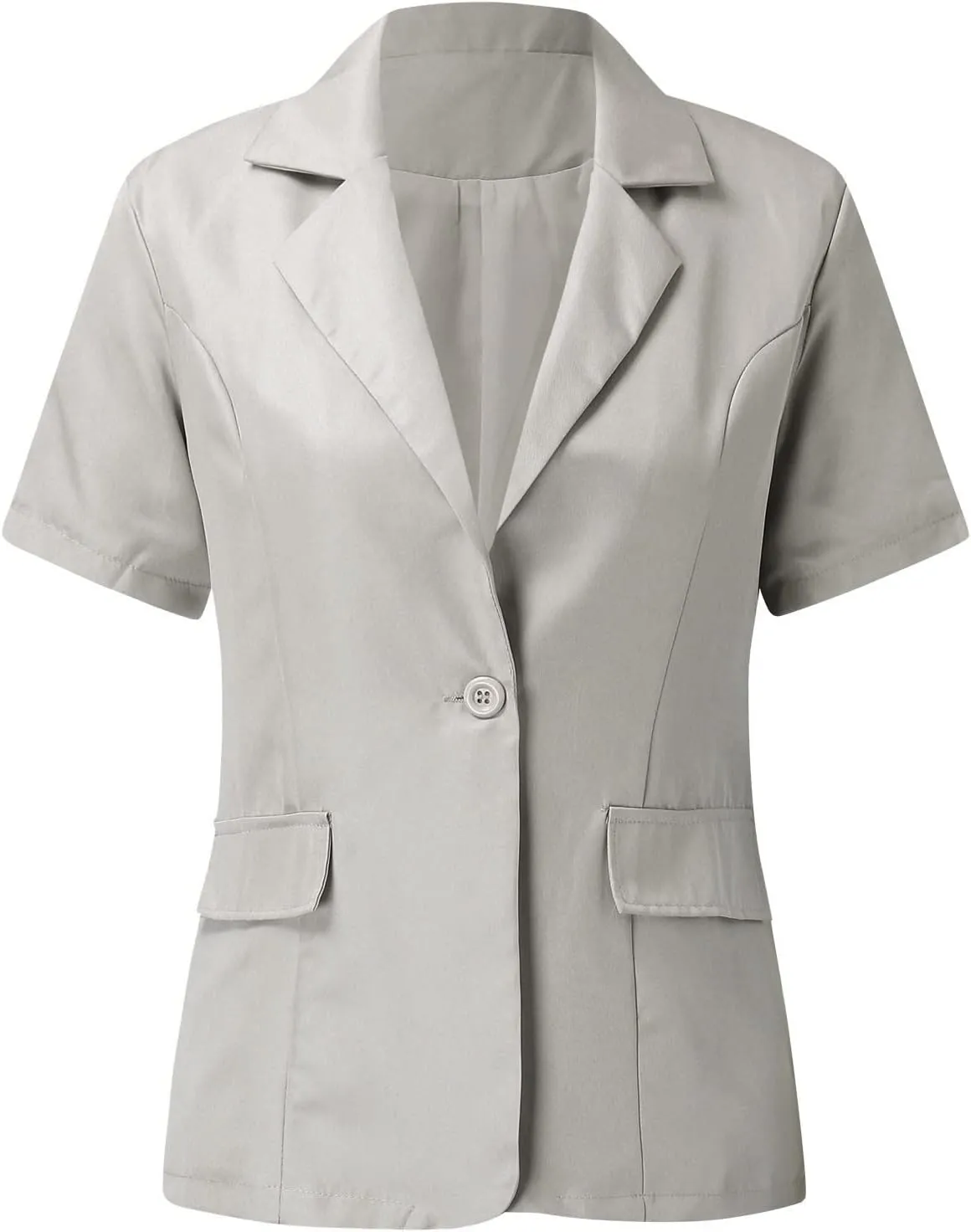 Short Blazers for Women Blazers Dressy Casual Short Puff Sleeve Open Front Office Blazers Bussiness Jackets Work Suit