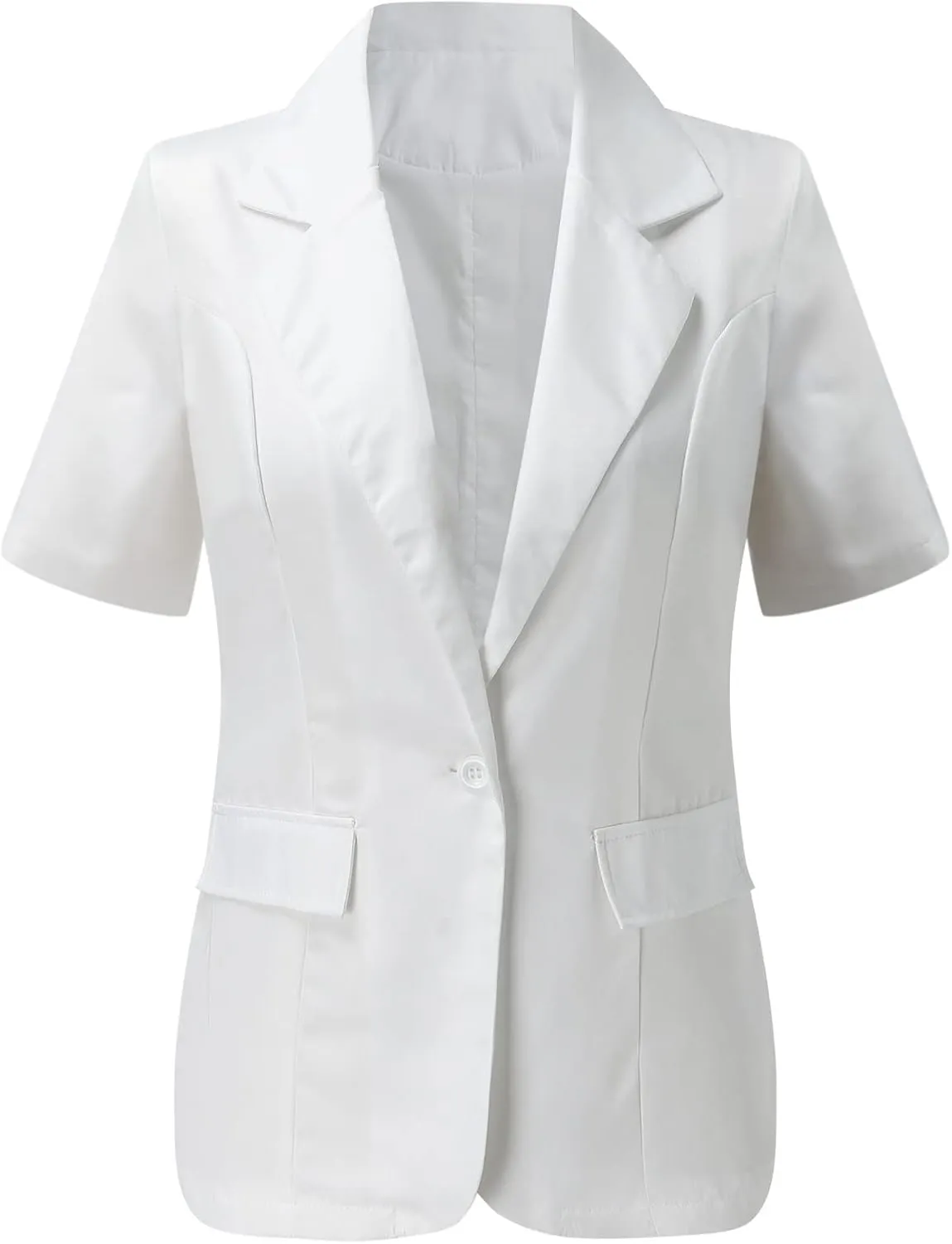 Short Blazers for Women Blazers Dressy Casual Short Puff Sleeve Open Front Office Blazers Bussiness Jackets Work Suit