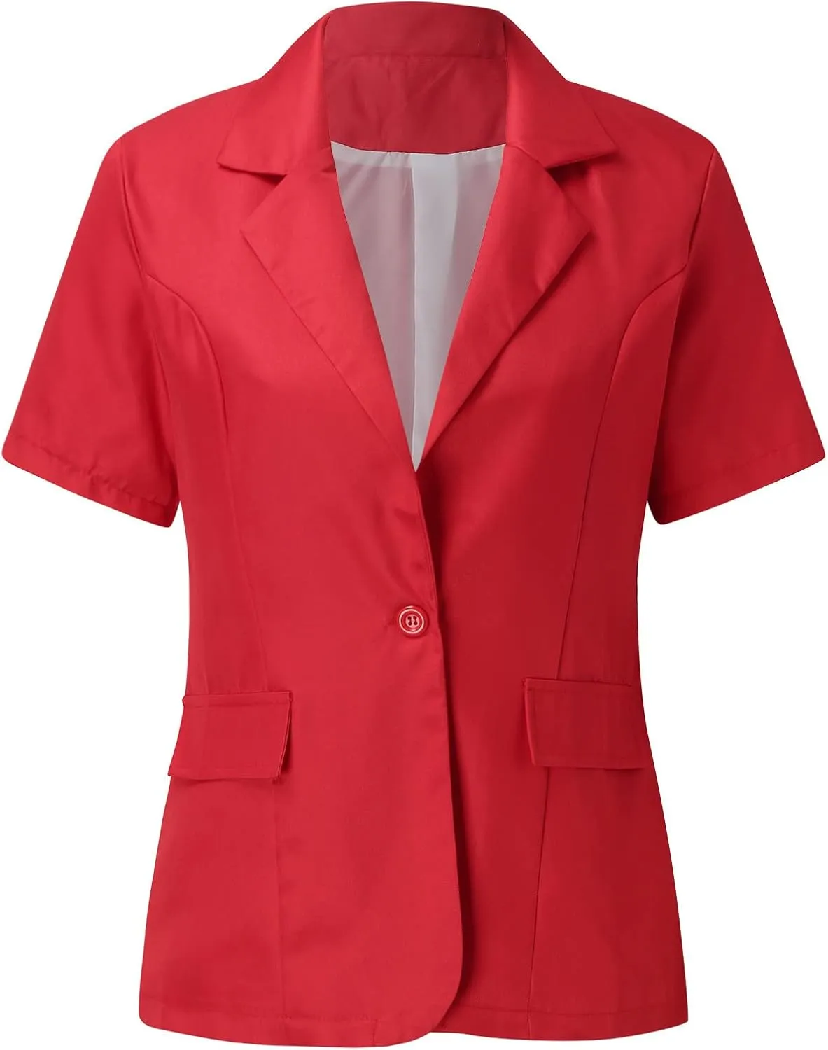 Short Blazers for Women Blazers Dressy Casual Short Puff Sleeve Open Front Office Blazers Bussiness Jackets Work Suit