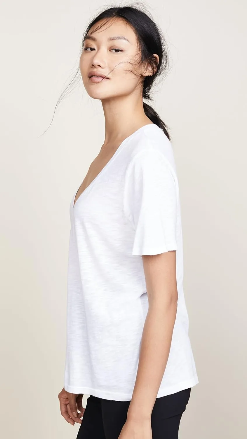 Splendid Women's Cotton Modal Slub V Tee