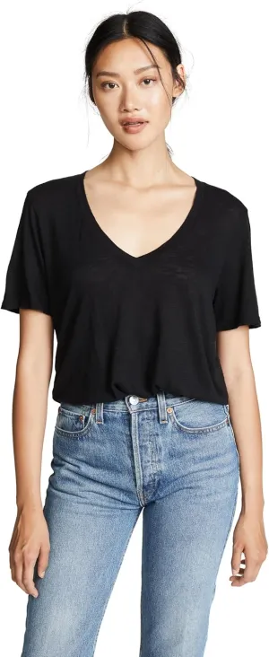 Splendid Women's Cotton Modal Slub V Tee