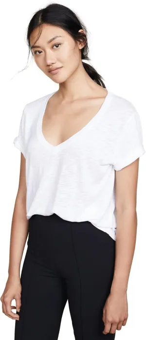 Splendid Women's Cotton Modal Slub V Tee