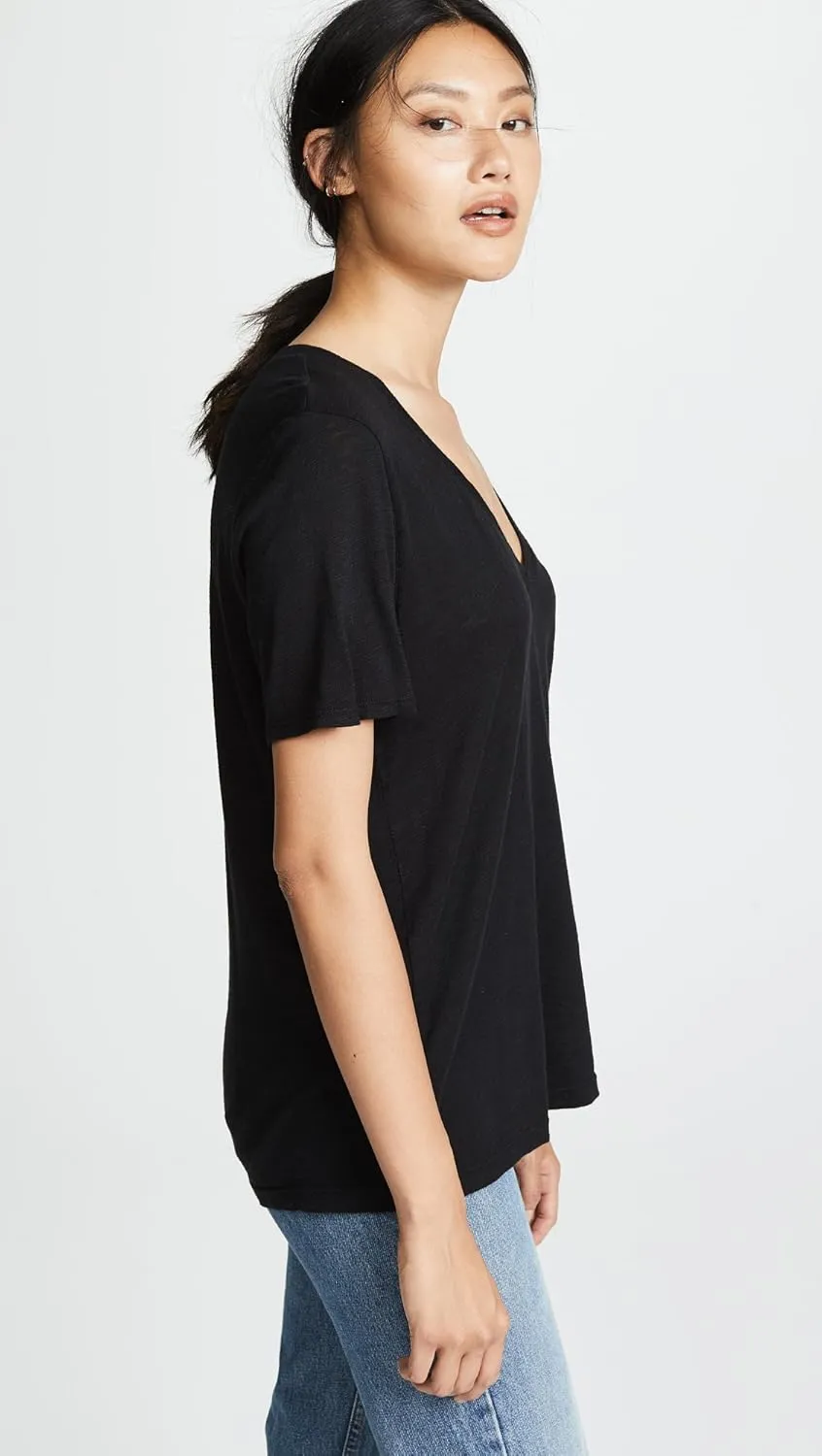 Splendid Women's Cotton Modal Slub V Tee