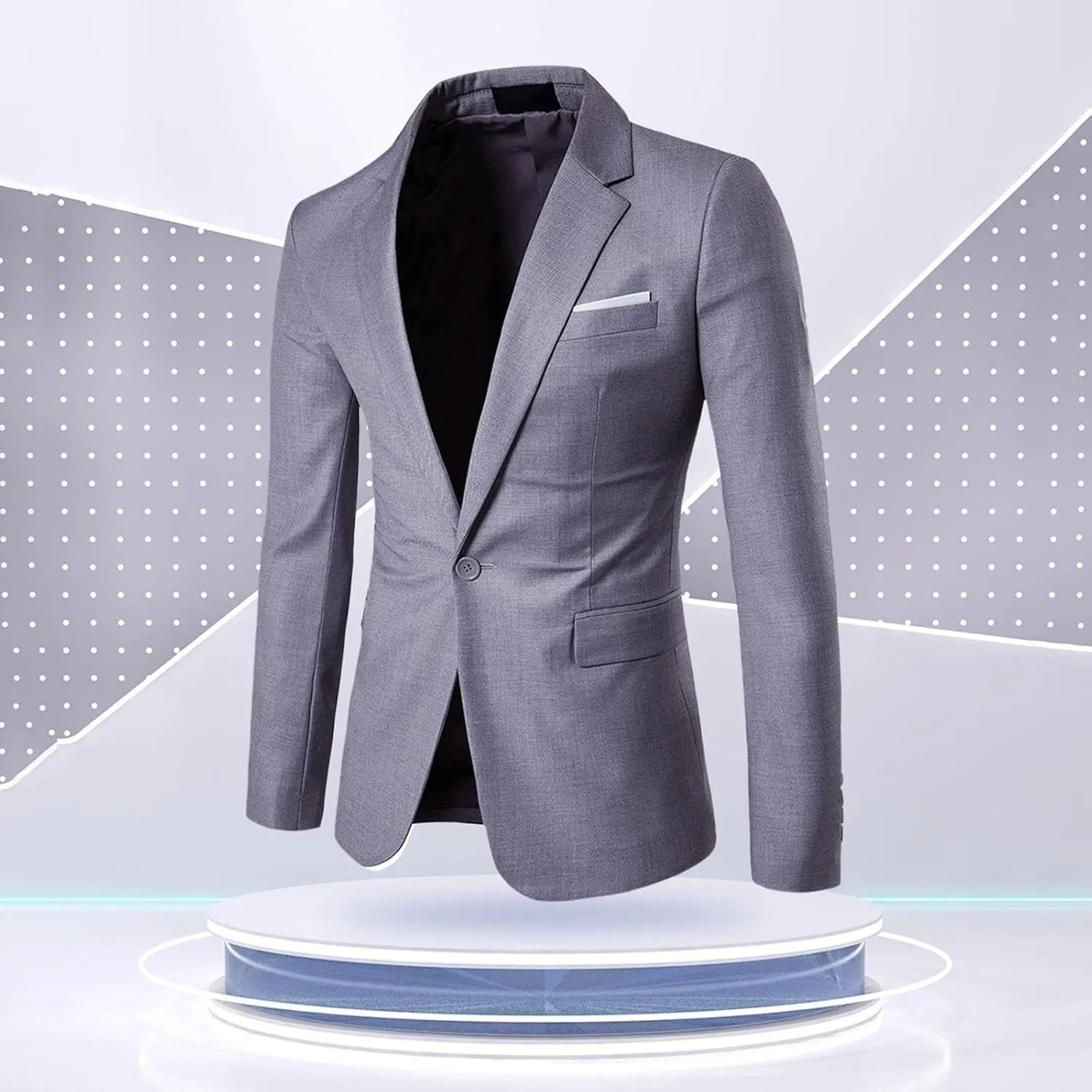 Sport Jackets For Men 2024 Suit Blouses Lapel Button Slim Fit Stylish Jacket Shirt Party Formal Coat Blazer For Men