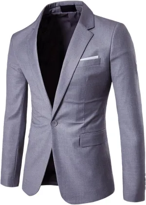 Sport Jackets For Men 2024 Suit Blouses Lapel Button Slim Fit Stylish Jacket Shirt Party Formal Coat Blazer For Men