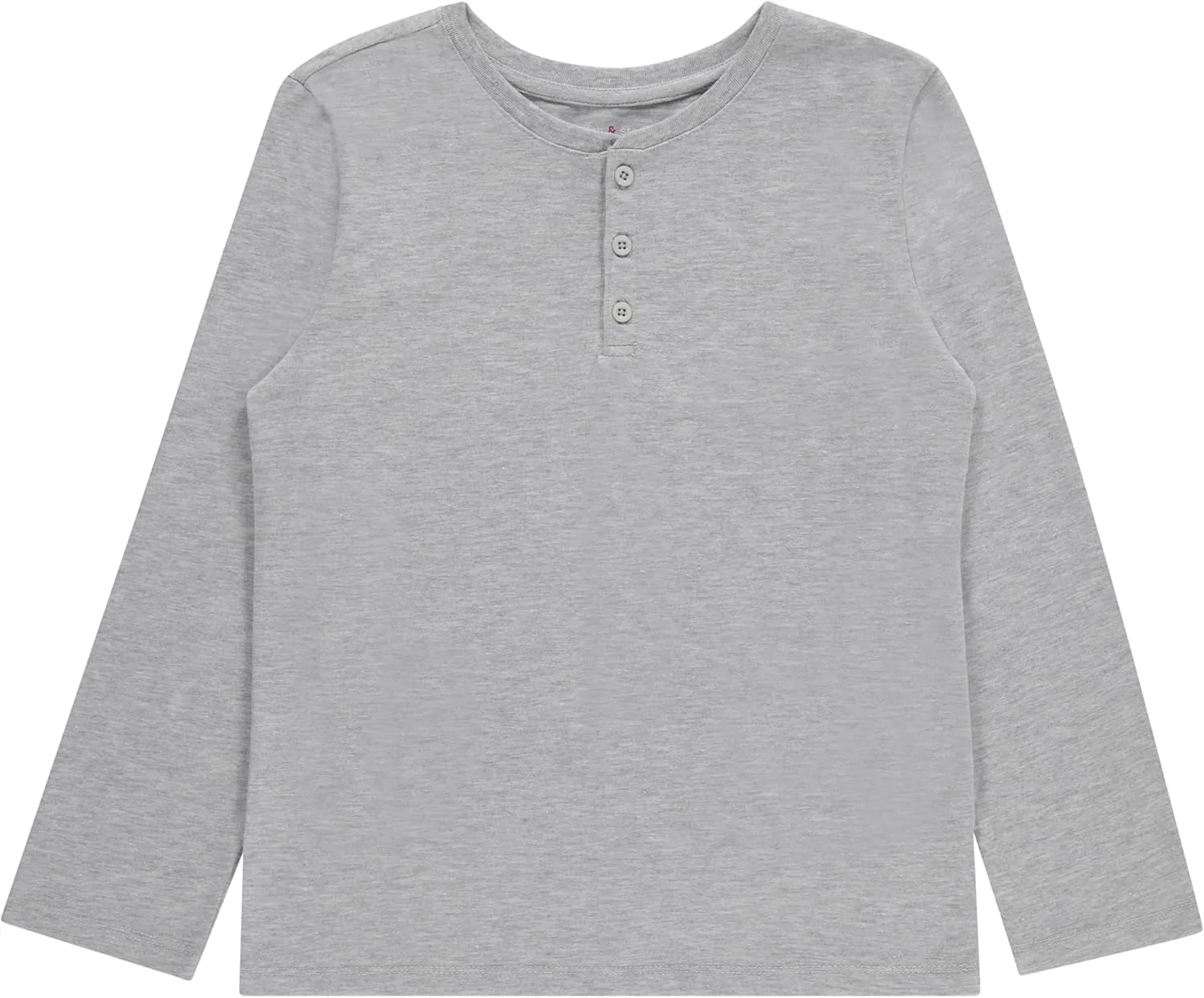 Stitch & Stone Boys 4 Pack Long Sleeve Tops, Soft Cotton Crewneck Tees, Casual Boys’ Clothing, Comfortable Everyday Wear