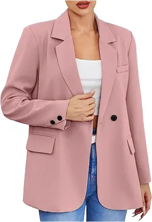 TARIENDY Womens Blazers Dressy Casual Women's Plus Size Casual Blazers Long Sleeve Jackets Open Front Office Cardigan 2025