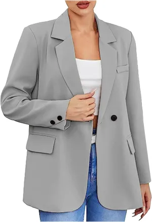 TARIENDY Womens Blazers Dressy Casual Women's Plus Size Casual Blazers Long Sleeve Jackets Open Front Office Cardigan 2025