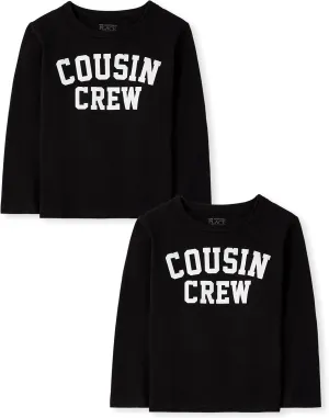 The Children's Place Baby Boys' and Toddler Assorted Everyday Long Sleeve Graphic T-Shirts,multipacks