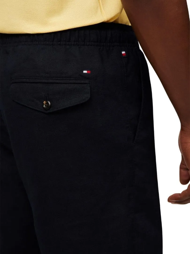 Tommy Hilfiger Men's Summer Linen Shorts 10 Inch in Relaxed Fit