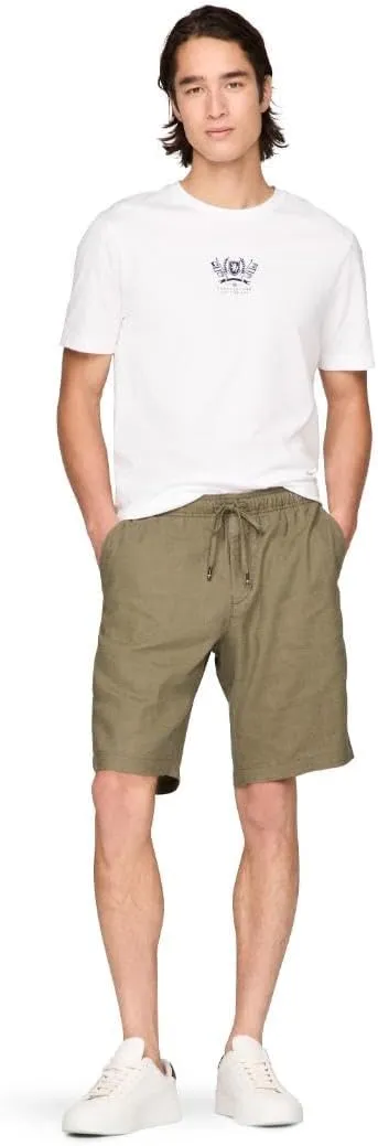 Tommy Hilfiger Men's Summer Linen Shorts 10 Inch in Relaxed Fit