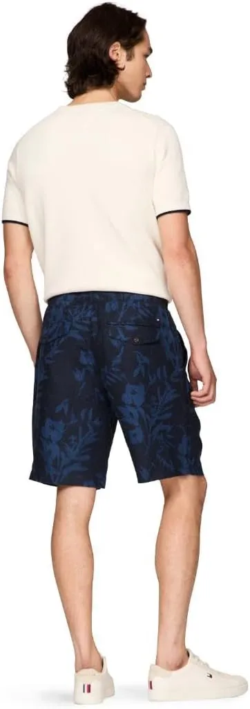 Tommy Hilfiger Men's Summer Linen Shorts 10 Inch in Relaxed Fit