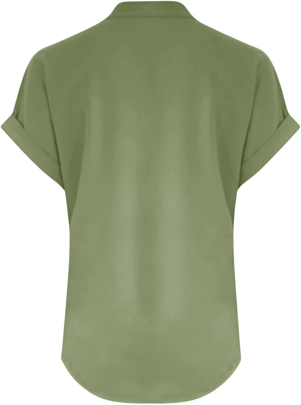 Trendy Short Sleeve Plus Size Blouse for Women Summer Surf Relaxed Fit Comfort Tees V Neck Solid T Shirts