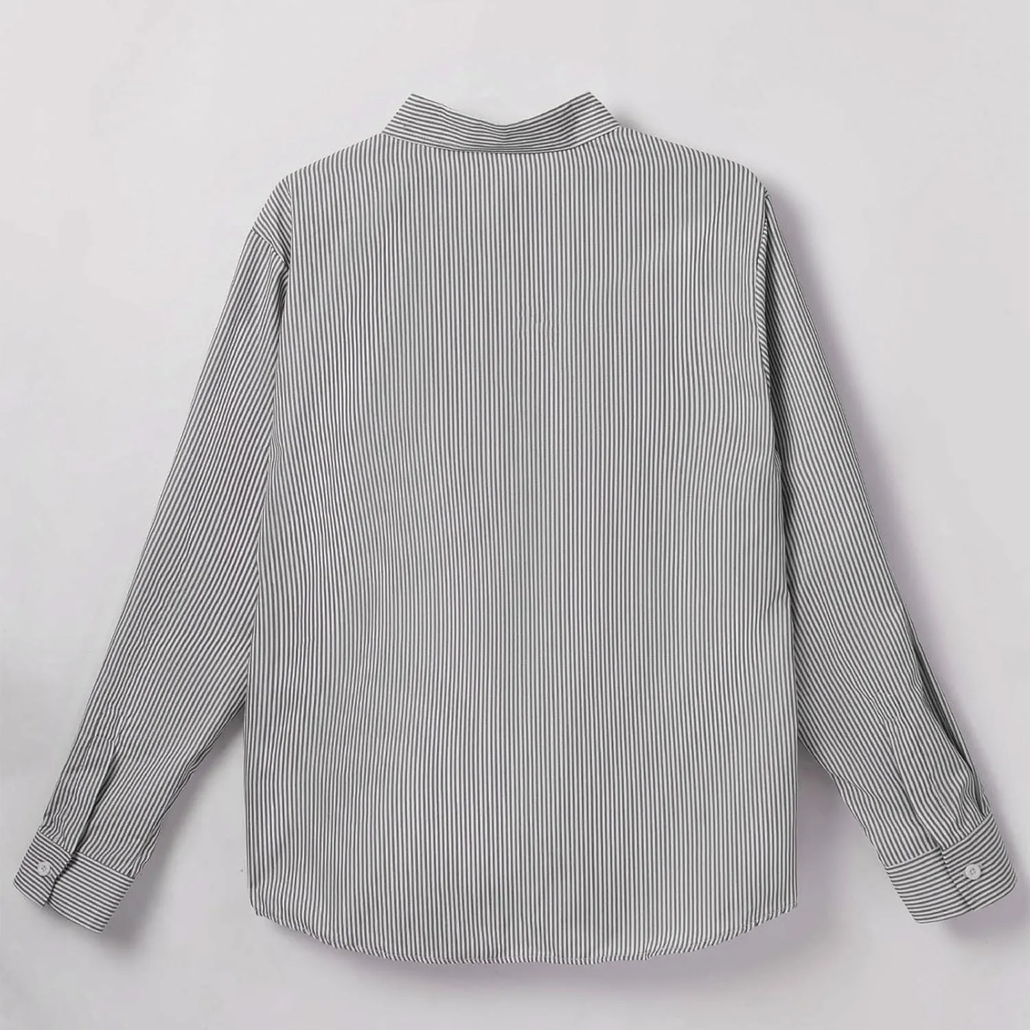 Uillui Men's Big and Tall Vertical Striped Dress Shirt Relaxed Fit Casual Business Button Down Shirt Long Sleeve for Men