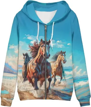 Upetstory Womens Zip Up Hoodie Jacket Fashion Sweatshirts